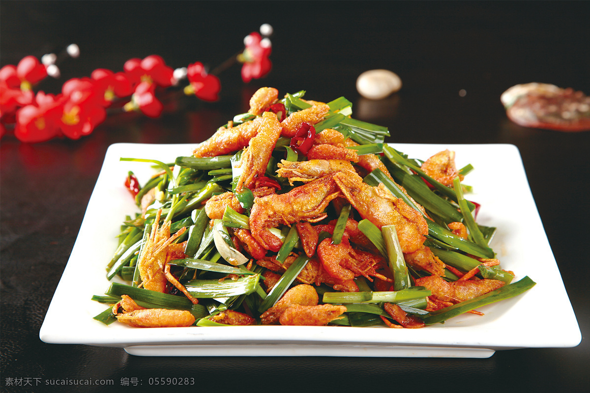 韭香河虾图片 韭香河虾 美食 传统美食 餐饮美食 高清菜谱用图