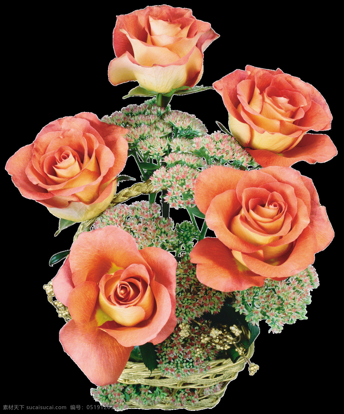 塑料 花 篮子 元素 花篮
