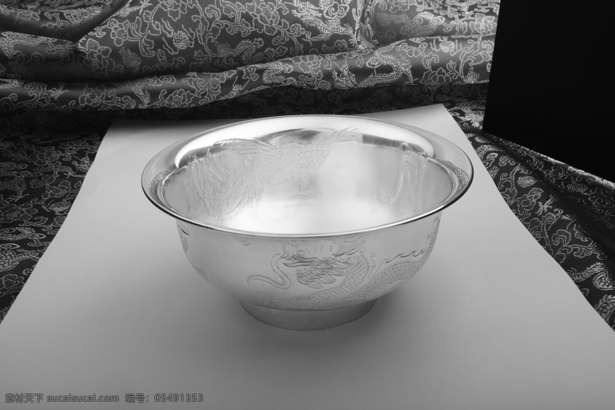 银碗 碗 餐具 银器 茶碗 传统文化 文化艺术