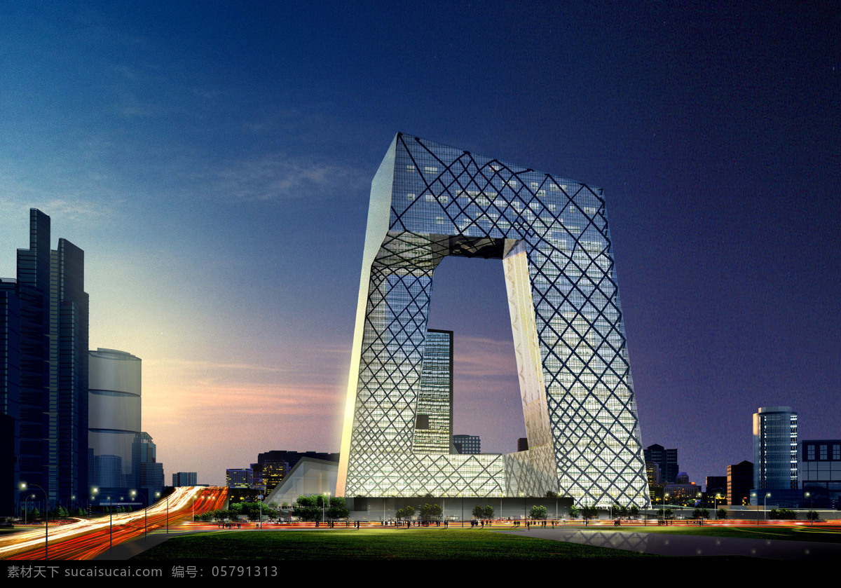 北京央视大楼 央视大楼 北京 建筑 现代 壮观 宏伟 最 建筑设计 环境设计