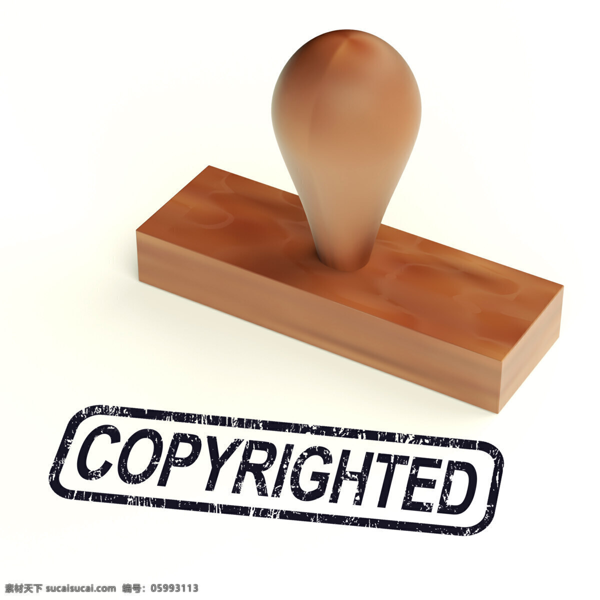 受 版权保护 橡皮图章 显示 专利 白色