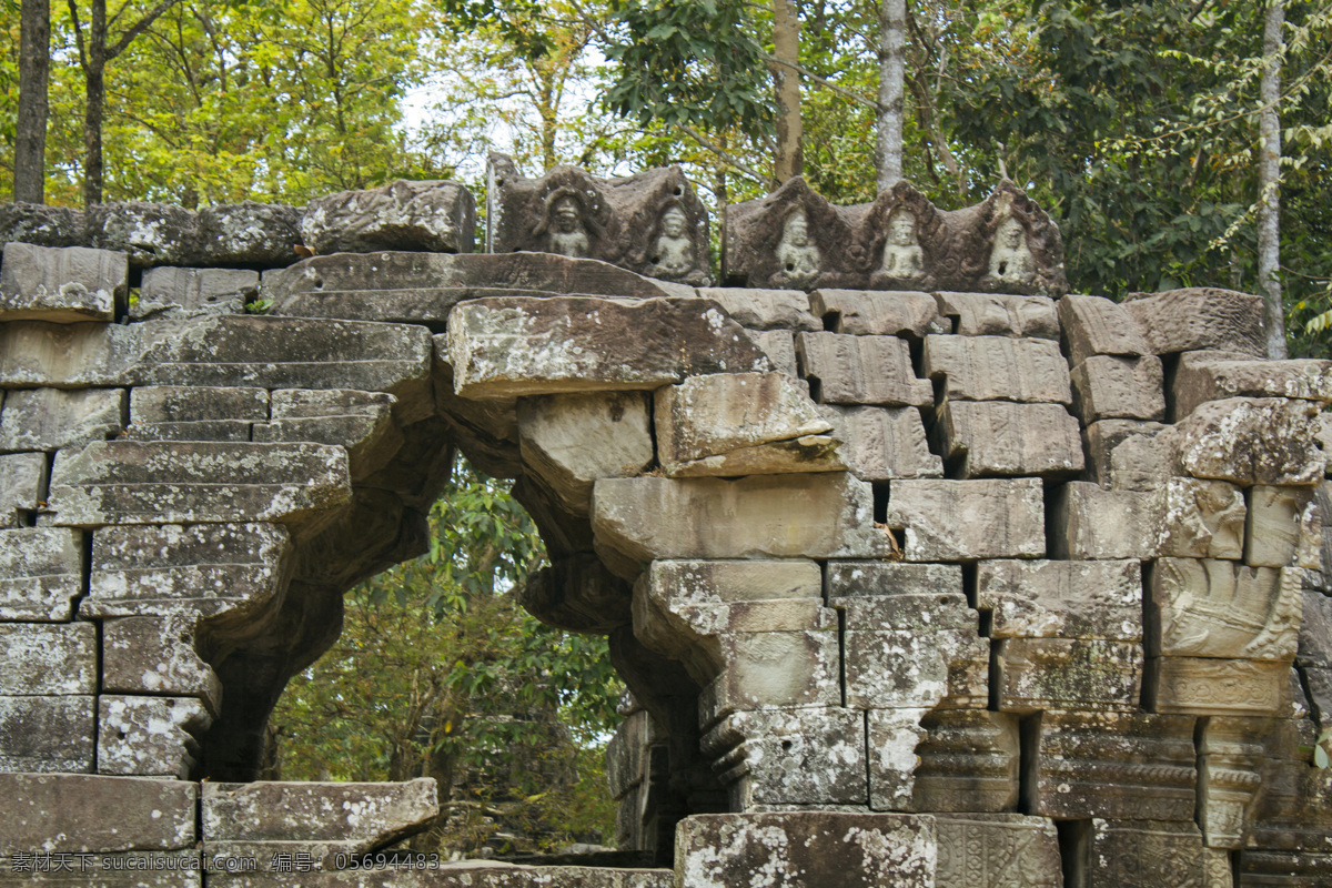 吴哥窟古建 吴哥窟 古建筑 密林 古迹 柬埔寨 历史 风景 东南亚 国外旅游 旅游摄影