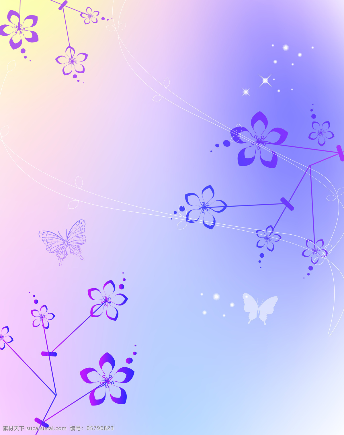 清新浪漫蝴蝶移门图素材图片下载-素材编号05796823-素材天下图库