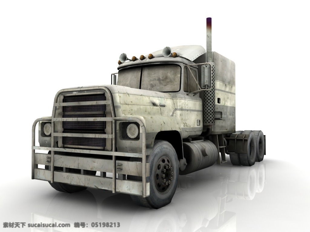 truck longnose dead left 求生之路4 长鼻子卡车 游戏电影 求生之路 3d模型素材 其他3d模型