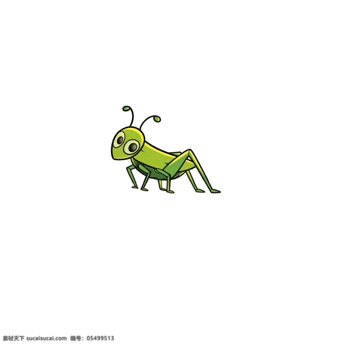 小蚊子 文字 夏天 绿色 卡通