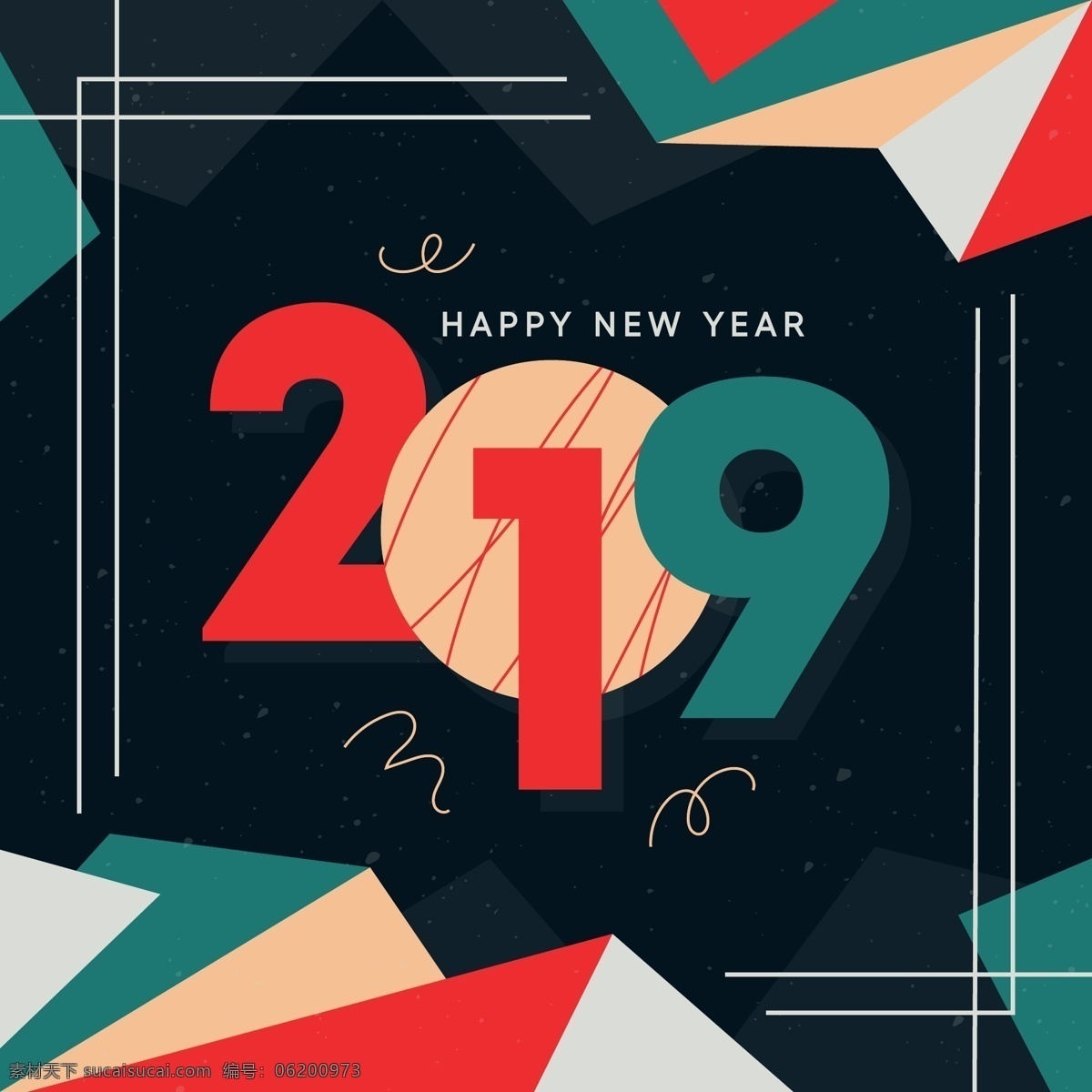 2019 新年 2019年 猪年大吉 新年快乐 过年素材 跨年海报 2019年会 2019背景 2019新年 2019春节 2019封面 2019贺卡 2019挂历 2019猪 2019台历 新年矢量素材 新年ai素材 猪年ai素材