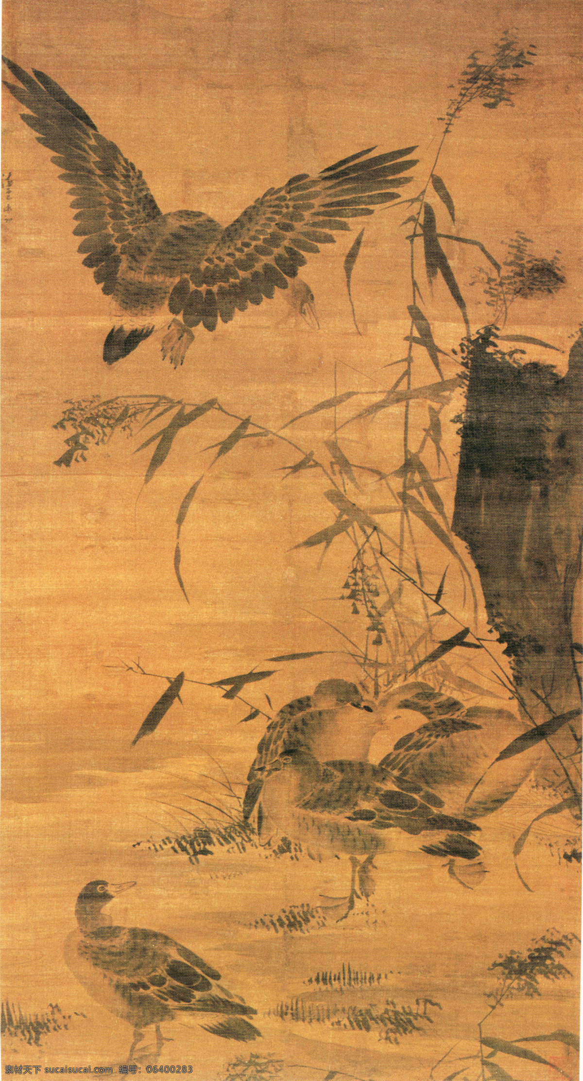 动物免费下载 白鹤 动物 牡丹花 喜鹊 植物 中国风 中华艺术绘画 文化艺术
