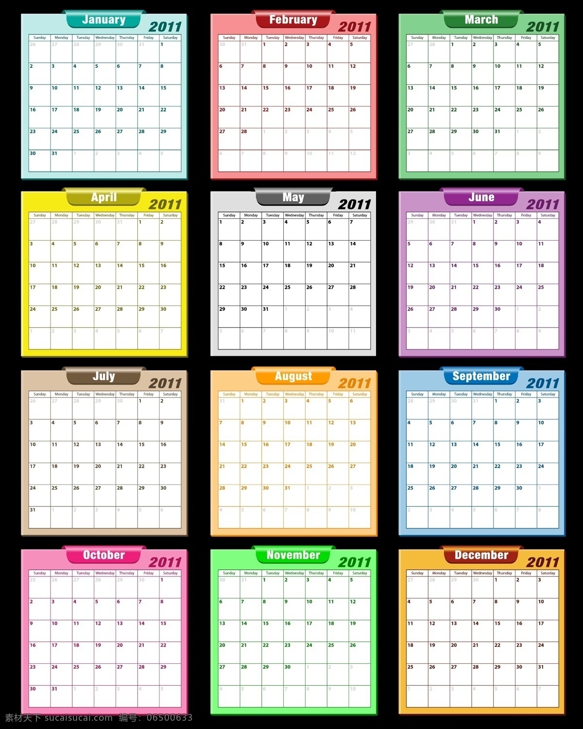 台历免费下载 2011年历 2011 年 日历 台历 年历用素材 2011年 挂历 节日素材 其他节日