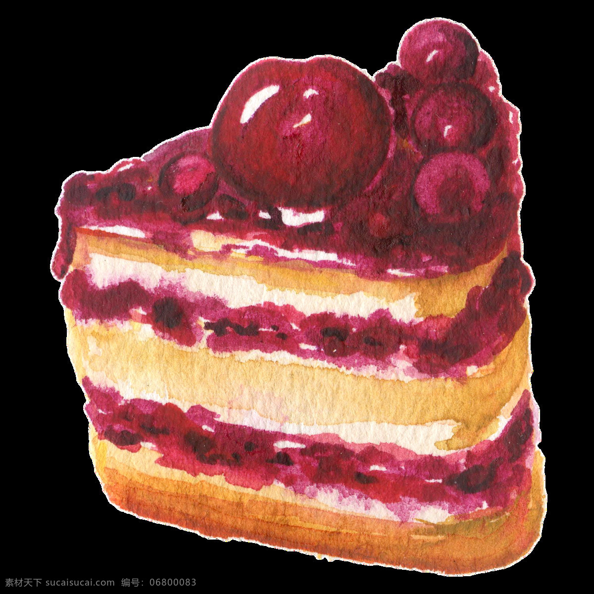手绘 水彩 甜点 透明 合集 免 扣 白色 杯子蛋糕 插画 蛋糕切角 粉色 黑色 橘色 卡通 马卡龙 奶油 手账素材