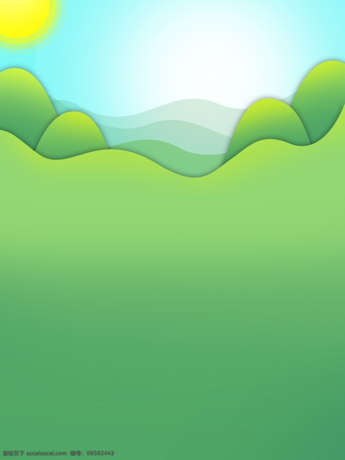 绿色 唯美 夏季 水彩 手绘 风景 背景 绿草地背景 创意背景 插画背景 手绘风景背景 绿色背景 广告背景