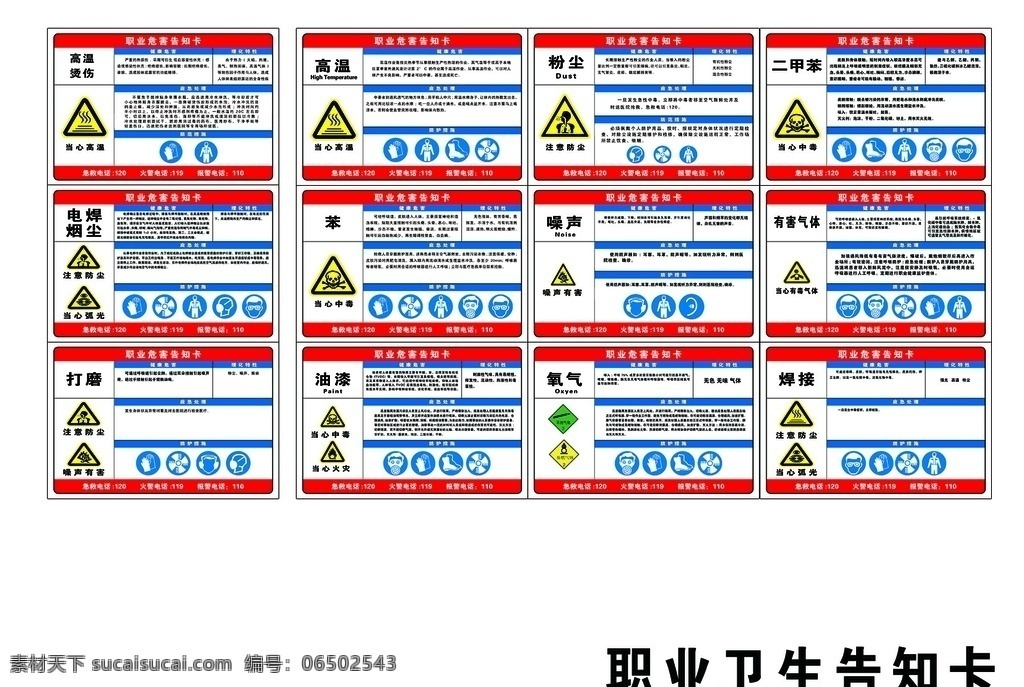 职责 危害 告知 卡 苯 打磨 电焊烟尘 二甲苯 粉尘 高温 高温烫伤 焊接 氧气 油漆 有害气体 噪声