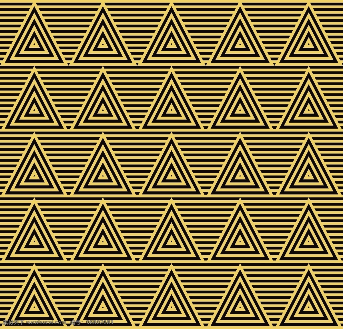 线条 三角形 金色 图形 连续 背景 矢量 条纹 填充 底纹 纹理