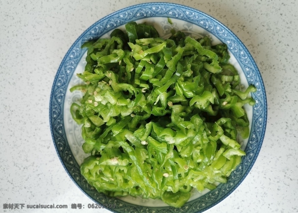 青椒丝 蔬菜 农家菜 炒青椒丝 火锅备菜 食物 餐饮美食 传统美食