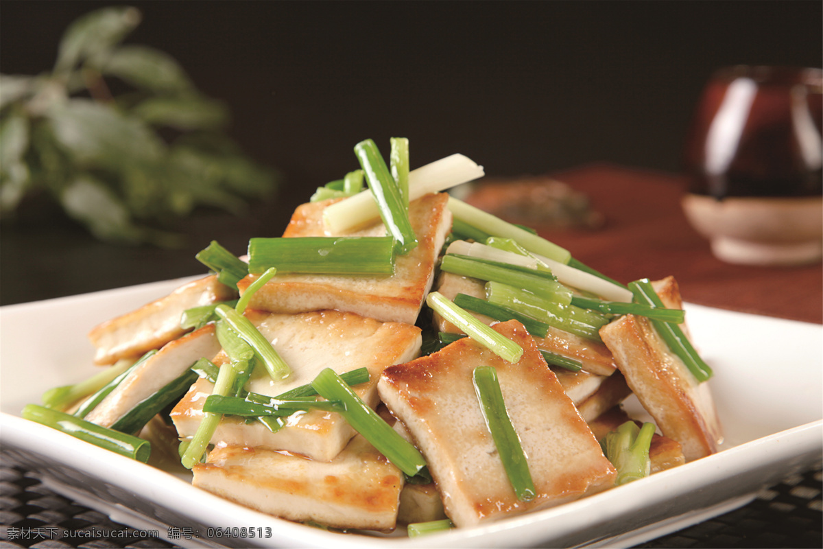葱炒老豆腐 美食 传统美食 餐饮美食 高清菜谱用图