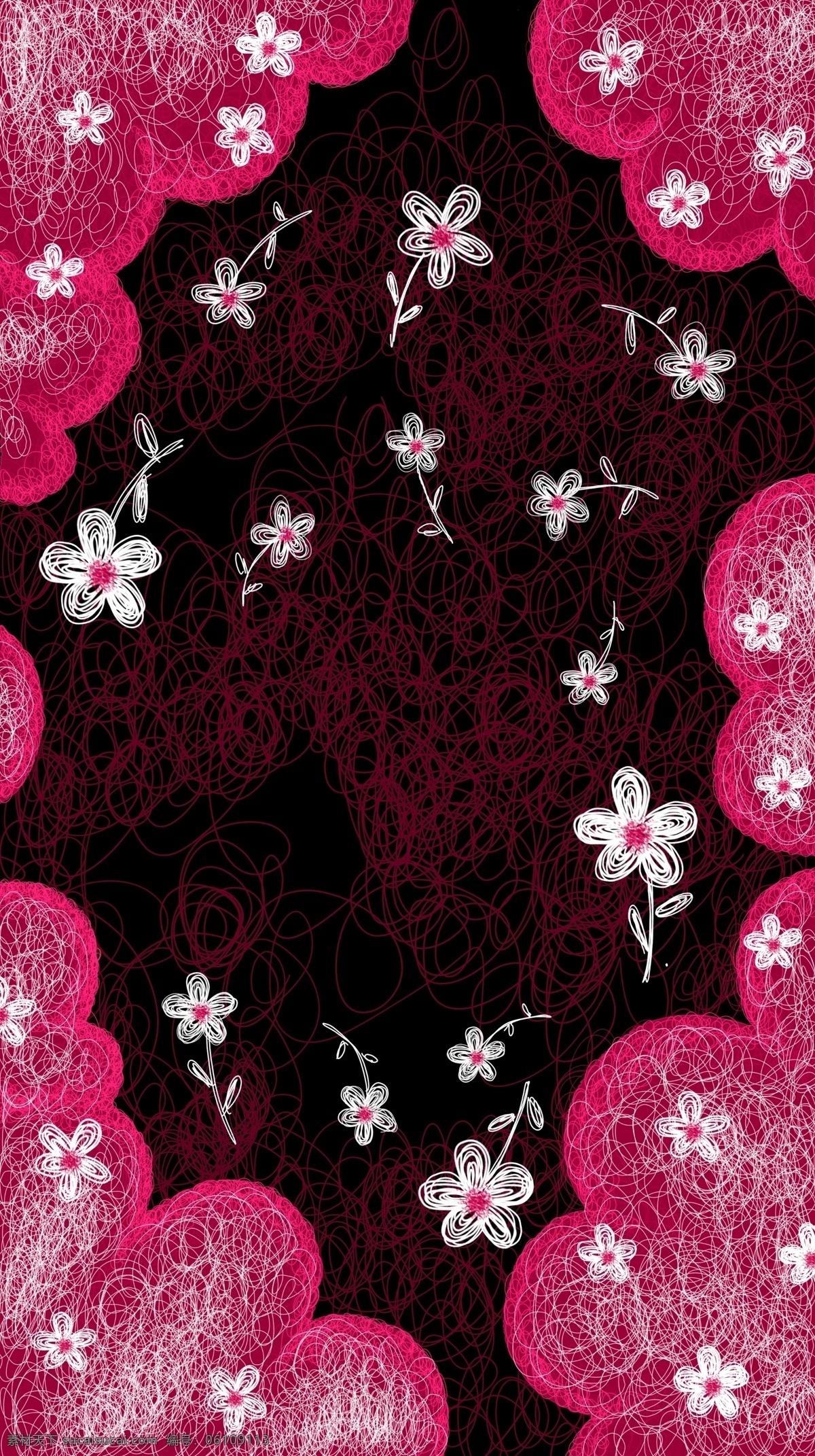粉色 创意 花卉 展板 背景 广告背景 背景素材 植物背景 psd背景 花卉背景 通用背景 粉色背景