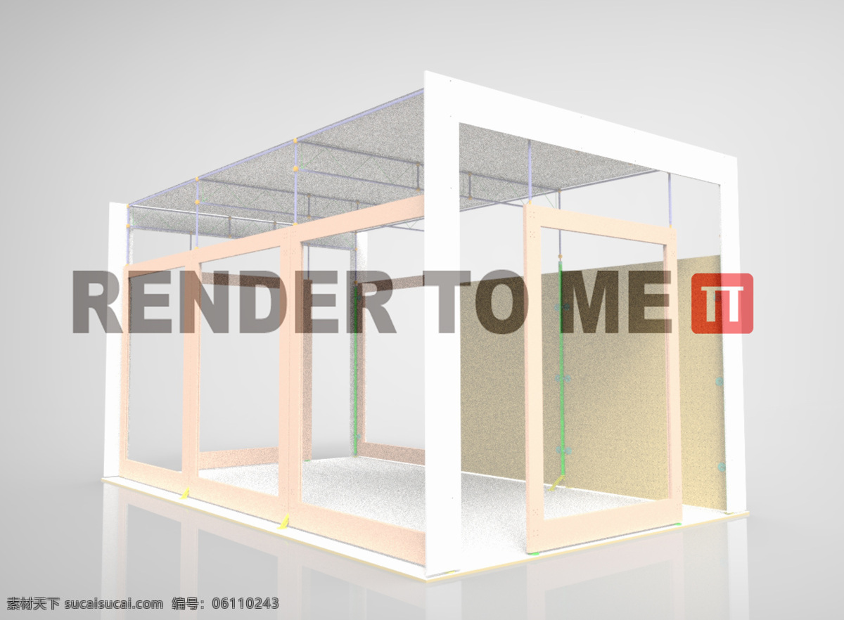 站 法兰克福 展览 1998 架构 3d模型素材 建筑模型