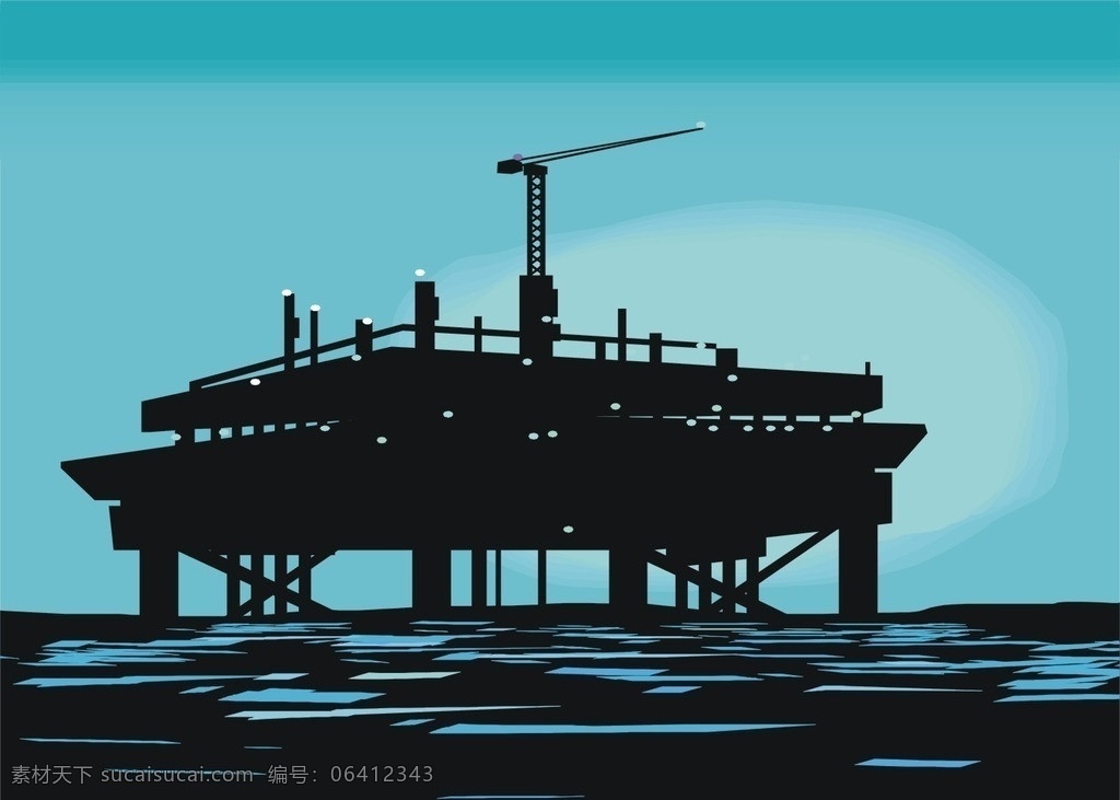 中国海油 石油 矢量 现代工业 现代科技