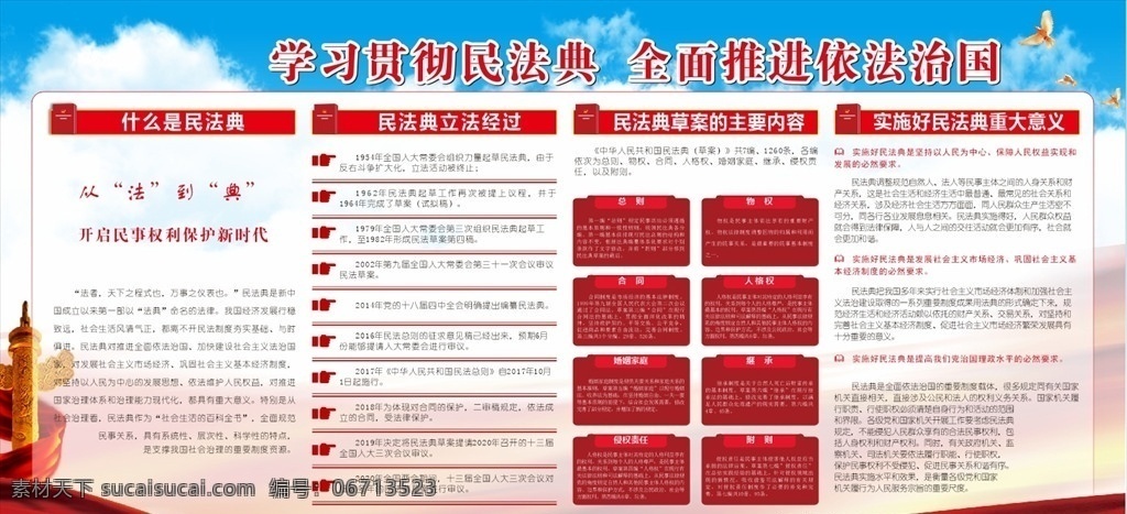 民法典图片 中国 民法 民法典 法律 法规 一图读懂 两会 生活百科