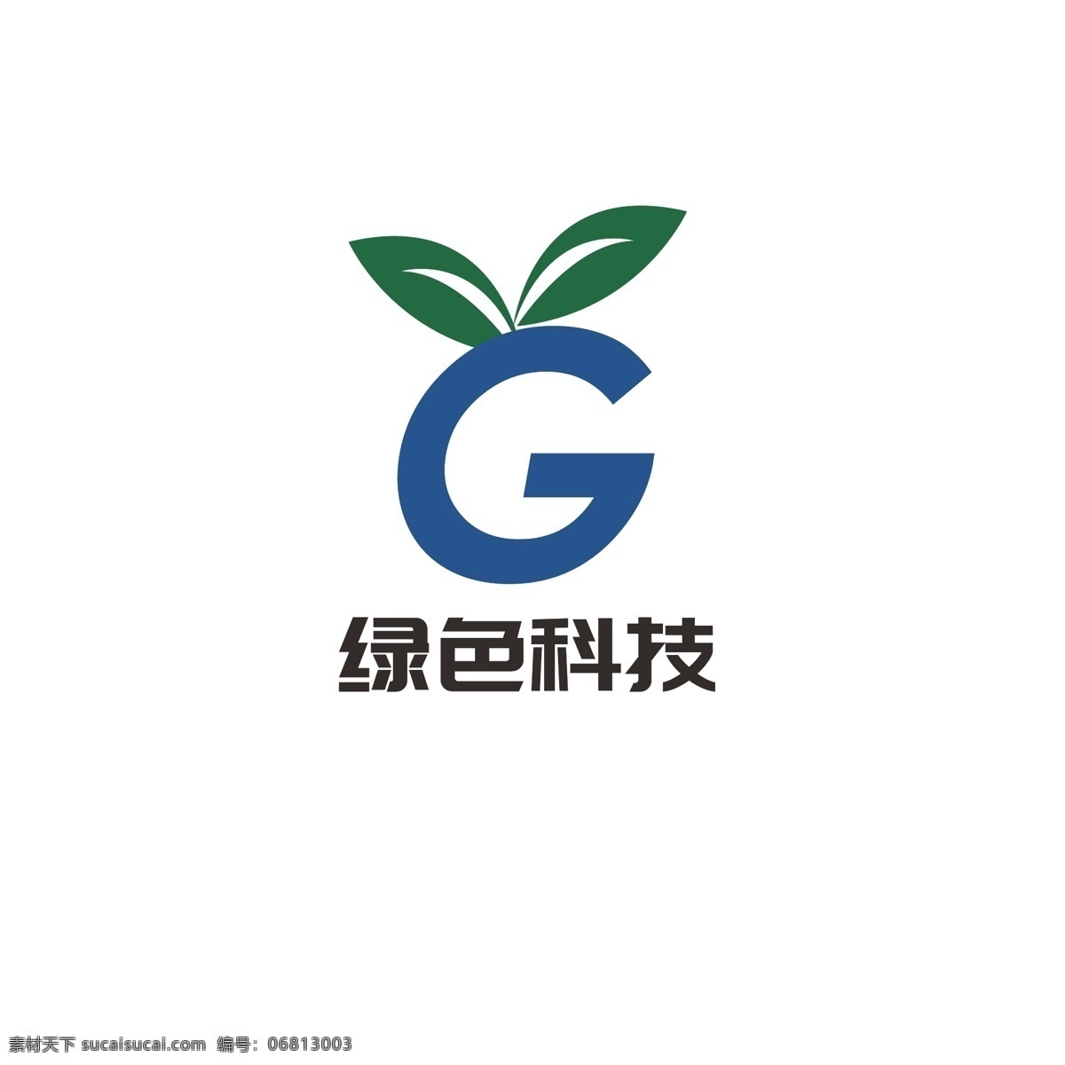 绿色 科技 logo 简约 绿叶 健康 字母g 发展 现代