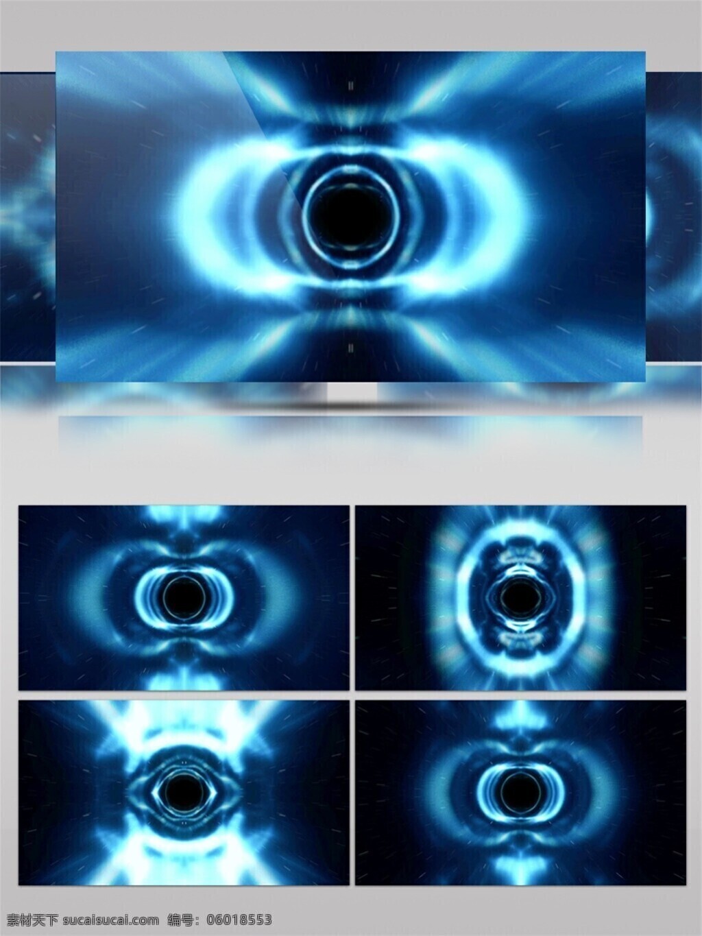 3d视频素材 电脑屏幕保护 高清视频素材 光束 激光 蓝色 星际 迷幻 星空 动态 视频