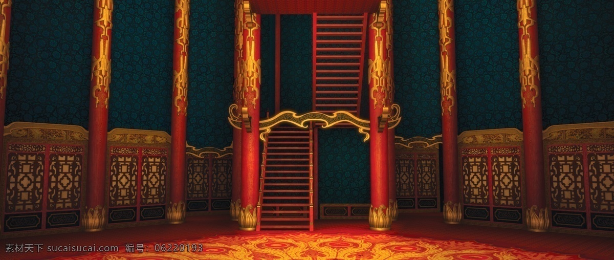 功夫 熊猫 中式 场景 中式建筑 古典 建筑 中国风 古建筑 功夫熊猫场景 影视娱乐 文化艺术 黑色