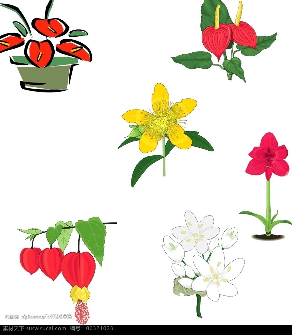很好的花 flow 生物世界 花草 矢量图库