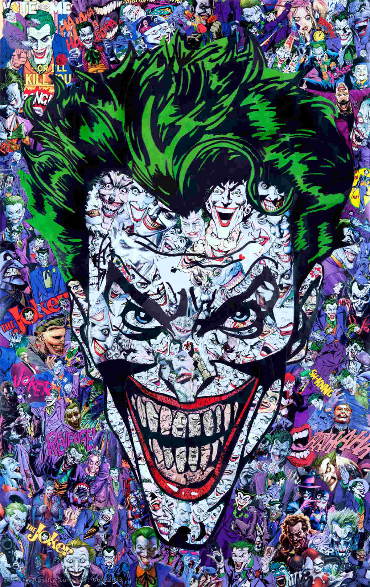 超酷小丑 小丑 dc 蝙蝠侠 反派 超级英雄 动漫动画 动漫人物