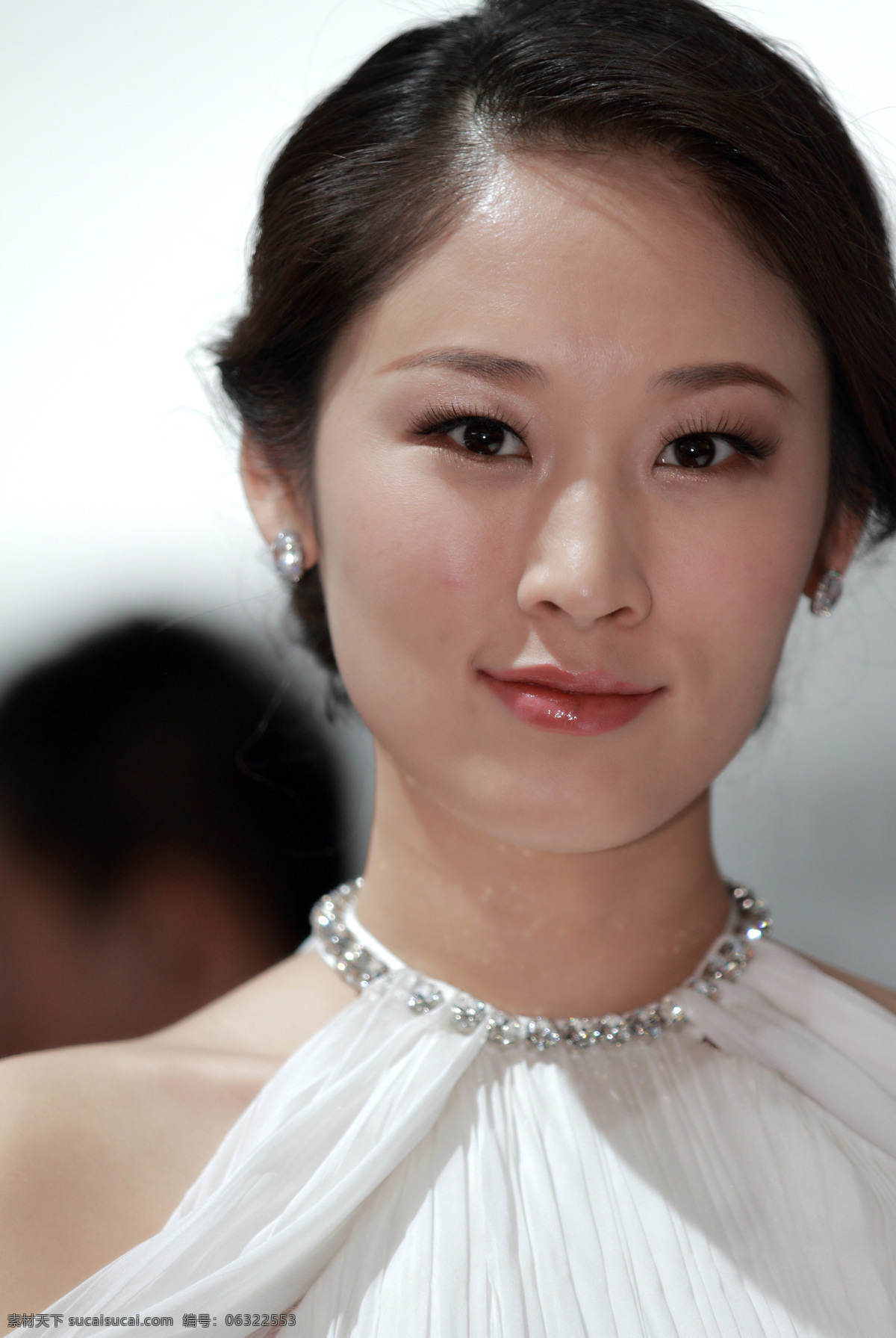 清纯美女 清纯 北京车展 车模 2012 北京 车展 职业人物 人物图库