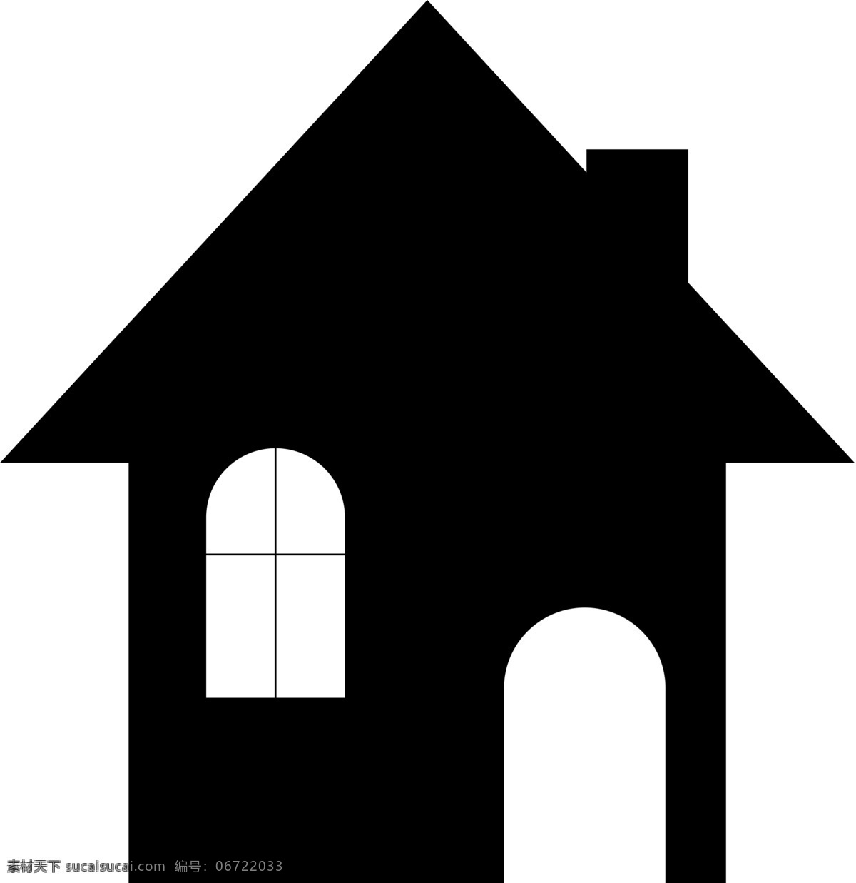 黑白 房子 剪影 图 矢量房子 简单 房子图标 房子logo 极简房子 黑白房子 卡通图标 房子剪影
