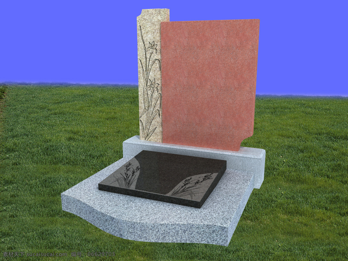 墓碑免费下载 3d设计 雕刻 墓碑 艺术碑 曲阳 黑白点 中国黑 高粱红 柏坡黄 其他模型 3d模型素材 其他3d模型