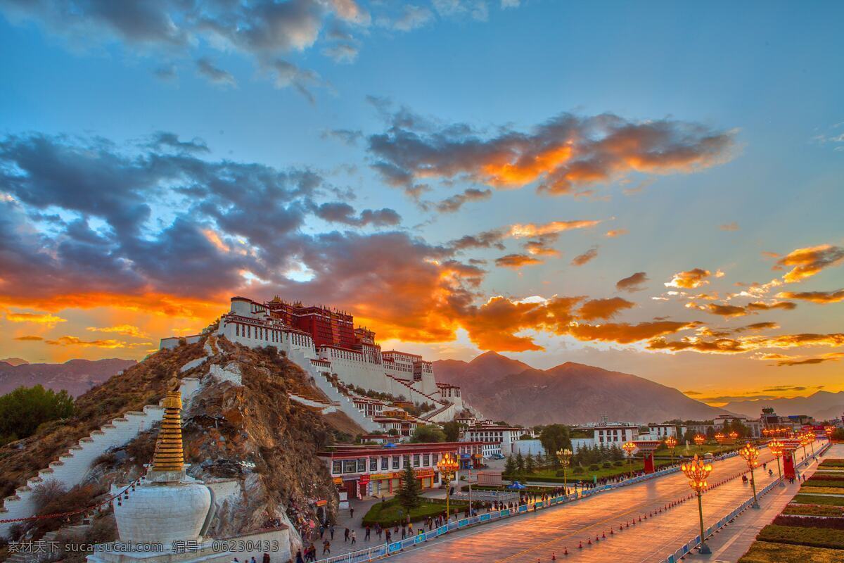 布达拉宫 西藏风景 写真照图片 写真照 自然风景照 照片 自然景观 建筑景观