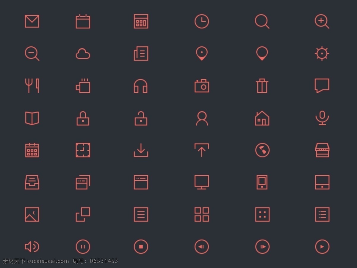 免费 薄 图标 设计稿 素材元素 图标设计 迷你图标 线描图标 icon ui 按钮 模板