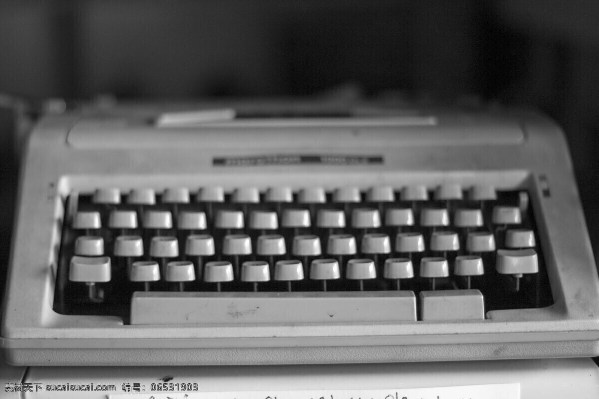 黑白 老式 打字机 旧式 旧式打字机 古董 古董打字机 打印机