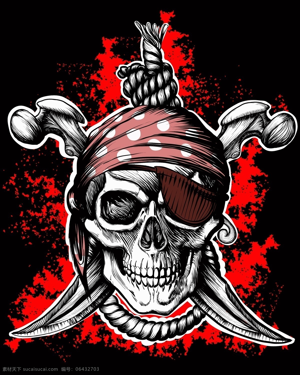 海盗 骷髅 动漫设计 恐怖 文化艺术 矢量