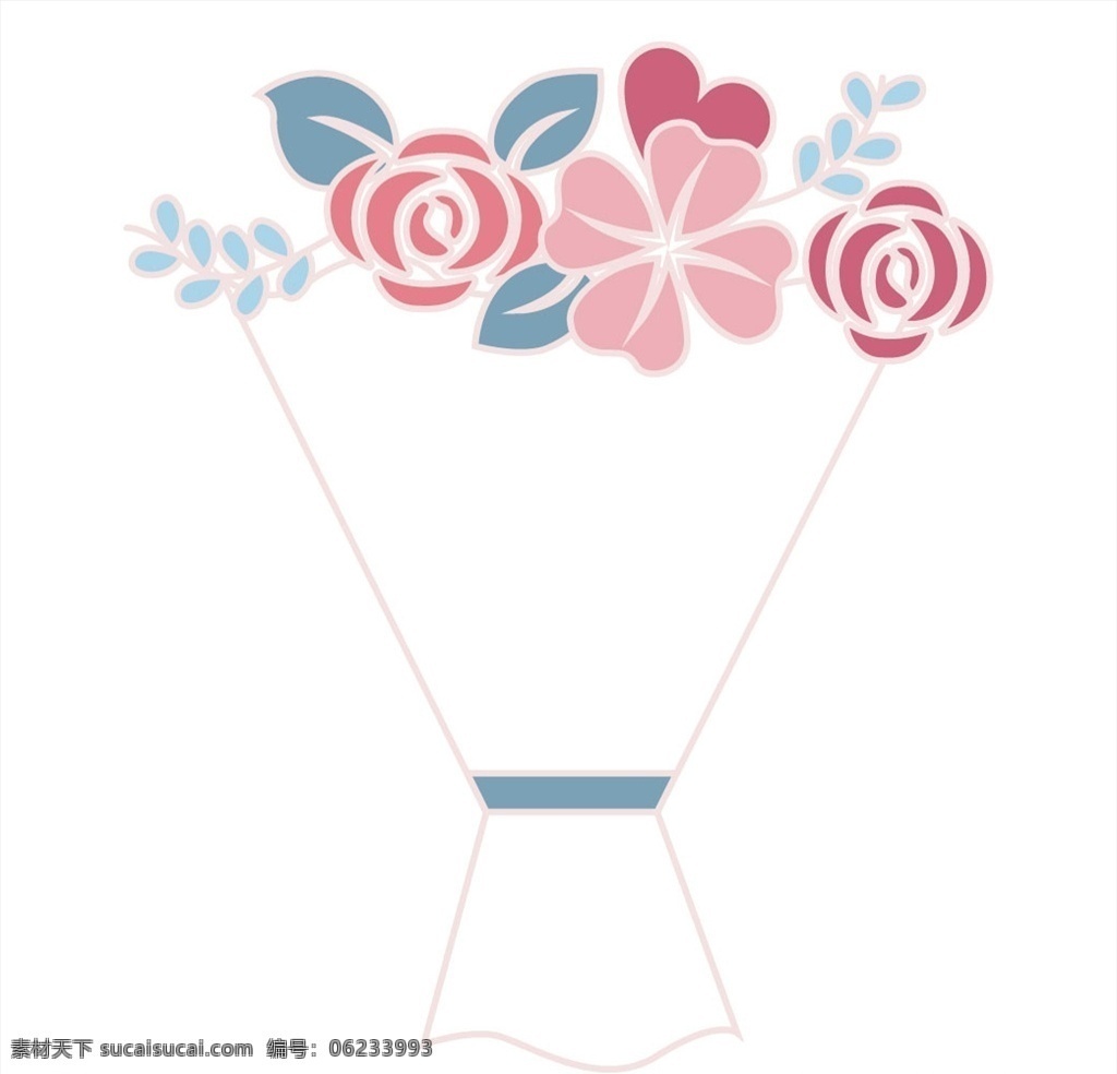 矢量花束 卡通花束图片 矢量图素材 ai素材