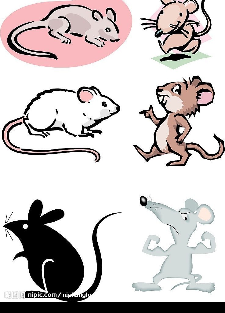 小老鼠 老鼠 动物 矢量 鼠年 其他矢量 矢量素材 矢量图库