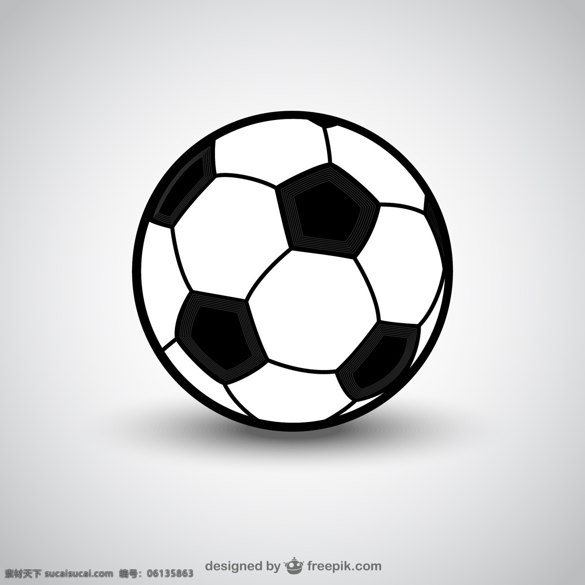 简单 黑白 矢量 足球 运动 健身 世界杯 欧洲杯 亚洲杯 黑白足球 矢量足球 白色