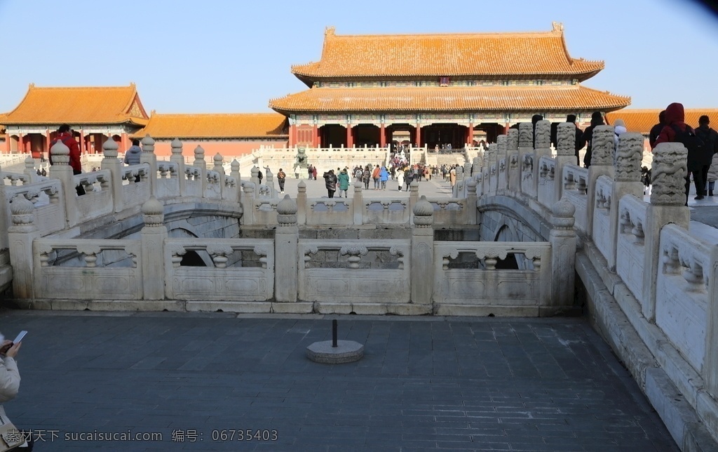 内金水桥 北京 故宫 故宫石栏杆 石柱 旅游摄影 国内旅游