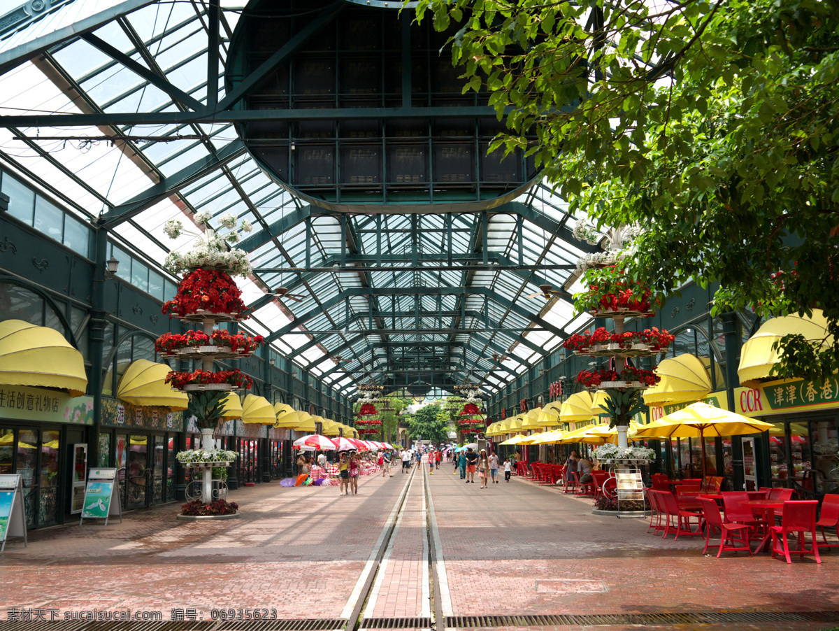 旅游摄影 欧式风格 欧洲风格 盆景 人文景观 太阳伞 欧式 花市 欧式花市 悠闲景点 家居装饰素材