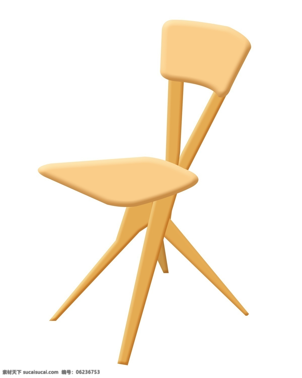 创意 木质 椅子 插图 木质椅子 木质椅子插图 创意木质椅子 一把木质椅子 家具椅子