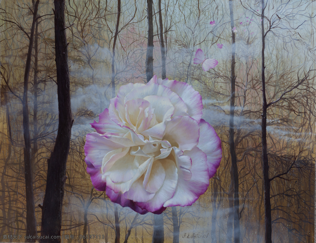 当代油画 蝴蝶 绘画 绘画书法 玫瑰 树林 唯美 油画 花卉 设计素材 模板下载 油画花卉 艺术 油画静物 写实油画 云雾 烟雾 文化艺术