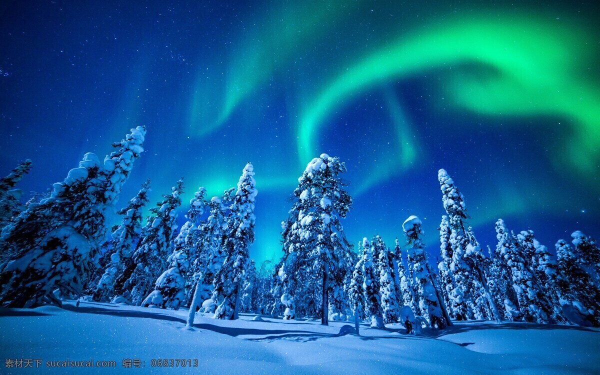 美丽极光 冰雪照射 梦幻极光 美丽对比 自然景观 自然风光