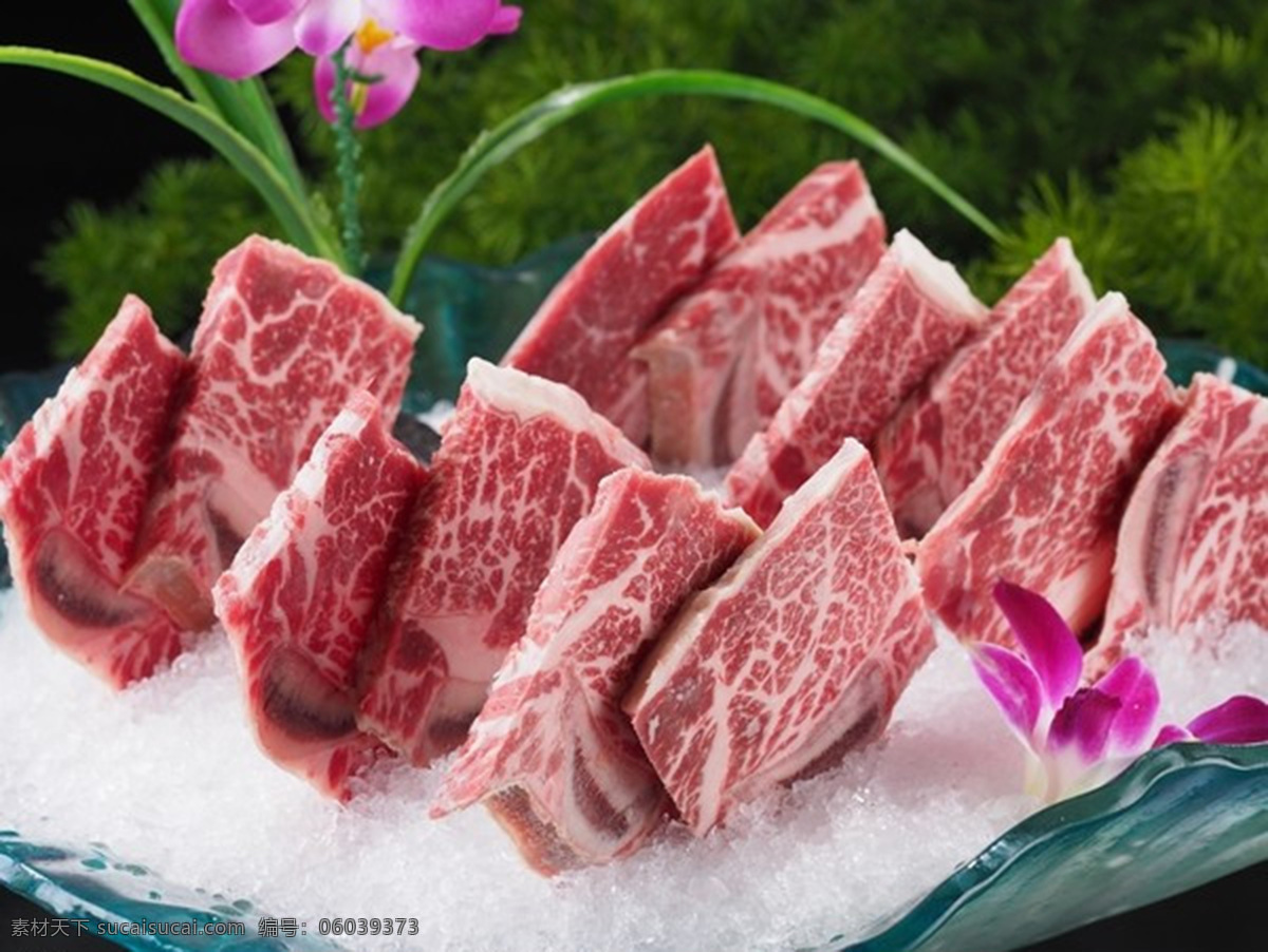 牛仔骨 肥牛 火锅 涮锅 带骨肉 餐饮美食