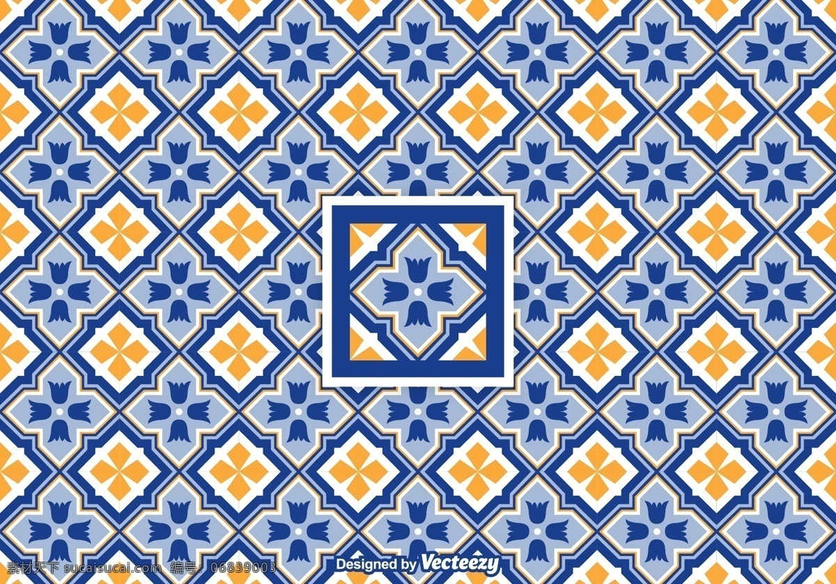 免费 矢量 geometric azulejo pattern 花砖 广场 塔拉韦拉 纹理 瓷砖 西班牙 葡萄牙 无缝 瓷砖图案 打印 壁纸 包装 黄色的墙 砖 传统的向量 葡萄牙的格局 织物 地板 几何 装饰 陶瓷 背景 蓝色 里斯本 东方 模式 马赛克 lisbon 墨西哥 摩洛哥