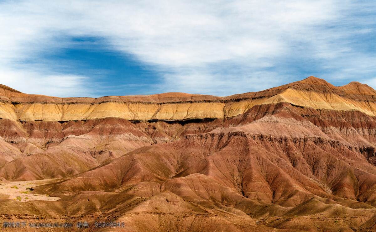 黄土 蓝天 白云 黄色 土地 背景 壁纸 自然景观 自然风景