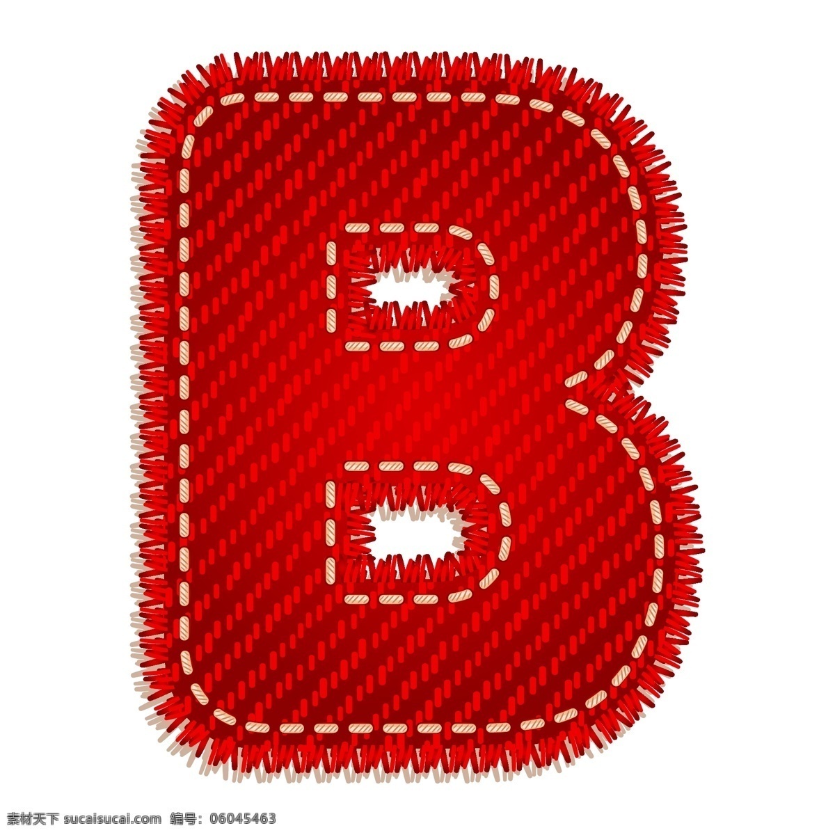 红色字母b b 红色 字母 卡通字母 卡通图案 节日素材 书画文字 文化艺术 矢量素材 白色