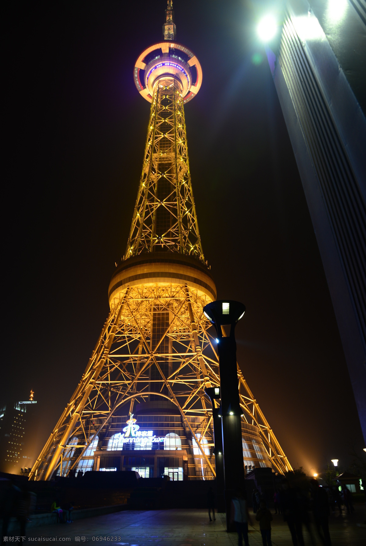 株洲名胜 神农塔 高塔 株洲夜景 炎帝广场 旅游摄影 国内旅游