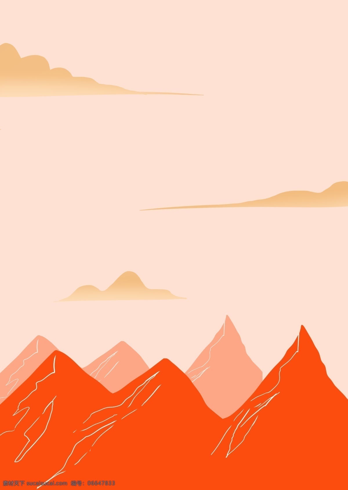 唯美 橙色 夕阳 天空 背景 插画 天空背景 唯美背景 橙色背景 背景天空 背景唯美 唯美天空