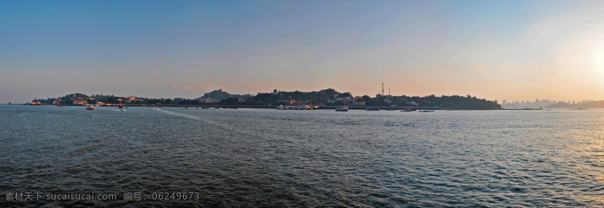 大海 鼓浪屿 海滨 海岛 海滩 海洋 山水风景 夕阳 鼓浪屿夕阳 厦门 台湾海峡 东海 自然景观 psd源文件