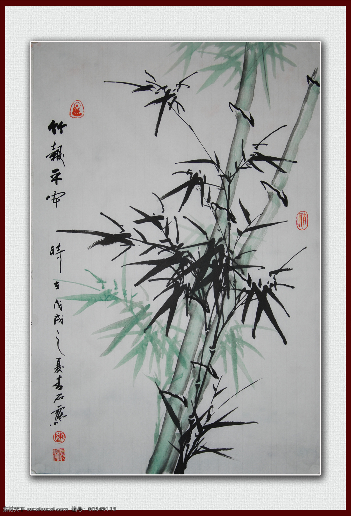 竹报平安 青石书画 青石国画 墨竹 青石花鸟画 梅兰竹菊 国画竹子 文化艺术 绘画书法
